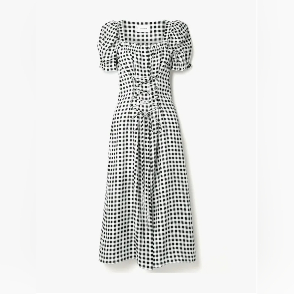 NWT Sleeper Marquise black and white gingham, sz xs - Picture 4 of 16